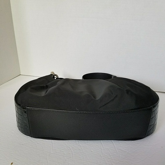 Brighton Nylon and Leather Shoulder Bag - Picture 6 of 8